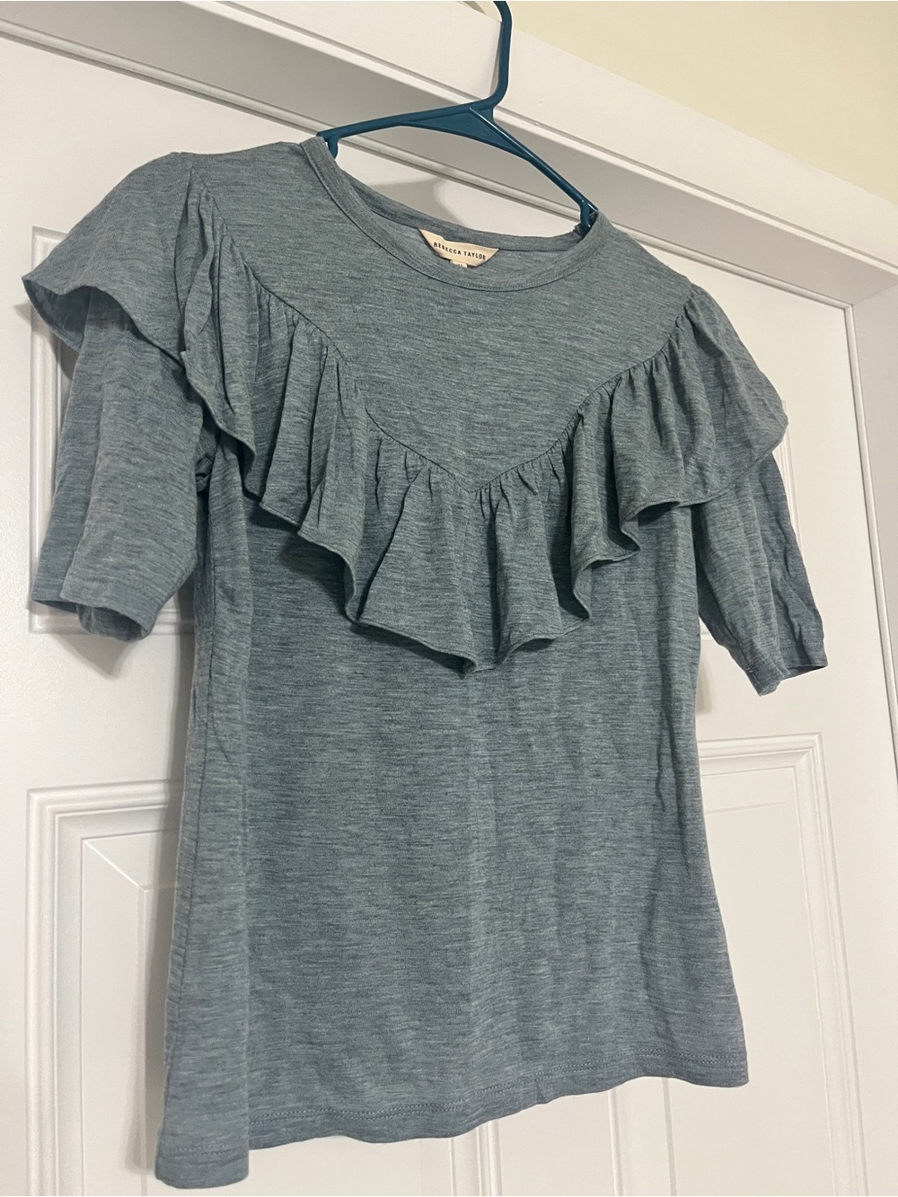 NWT Rebecca Taylor XS blue top